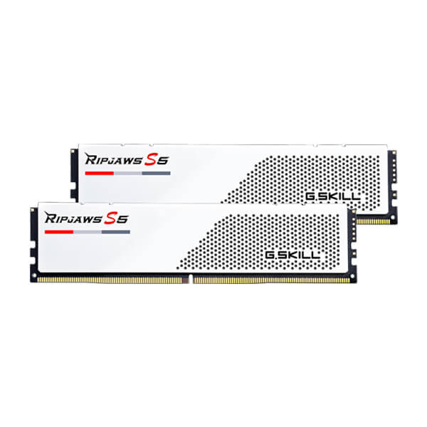 G.Skill Ripjaws S5 32GB (16GBx2) DDR5 5600MHz (Matte White)